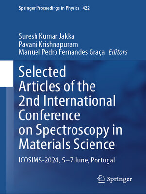 cover image of Selected Articles of the 2nd International Conference on Spectroscopy in Materials Science